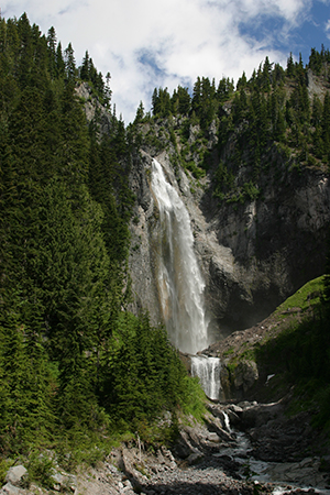Mount Rainier's Comet Falls